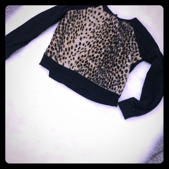Black and cheetah sweater - Picture 1 of 1